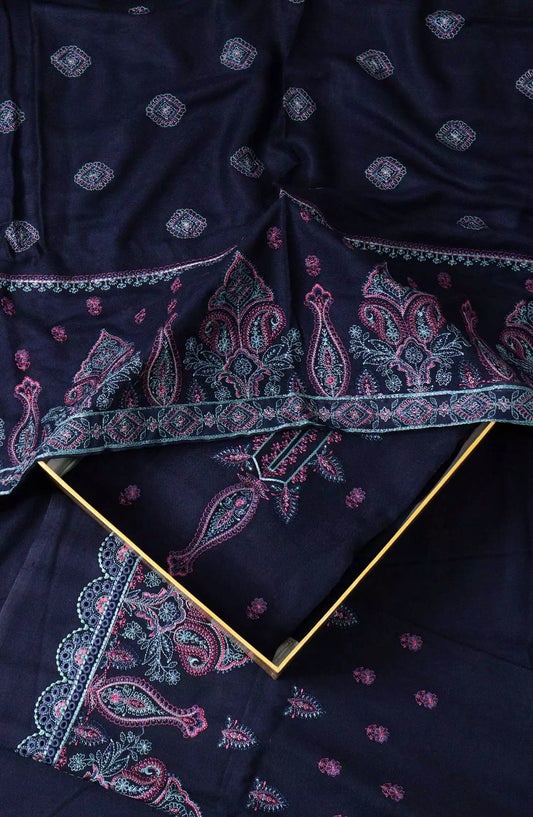 Gul E Mina Embroidered Leather Peach Collection - GME-DESIGN-03