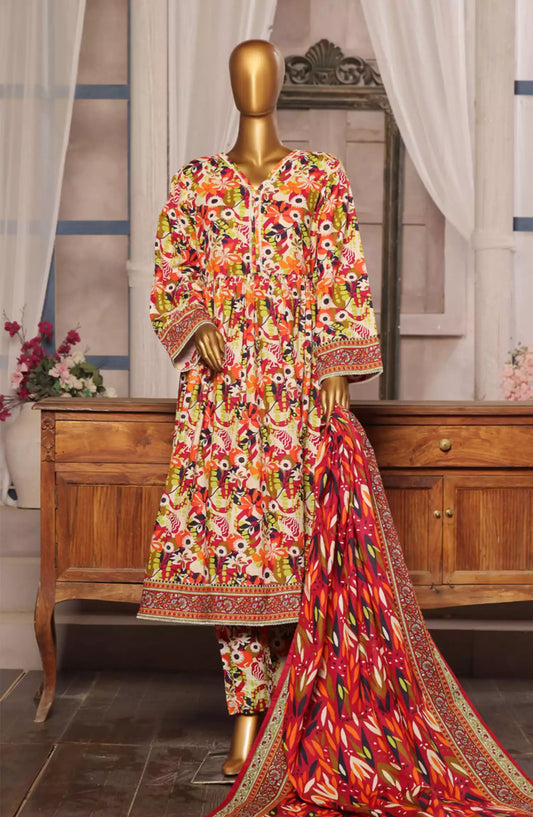 BIN SAEED Exclusive Printed Khaddar 3PC Collection Vol 01 - BS-EPK-Design 03