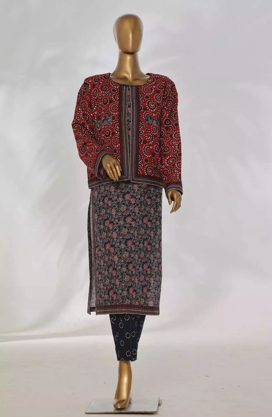 Bin Saeed Khaddar Printed Fusion Collection - Design 03