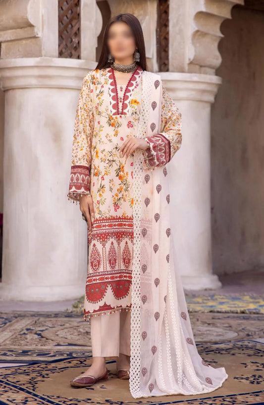 Mahees Digital Printed Lawn Collection 2024 - Design 03