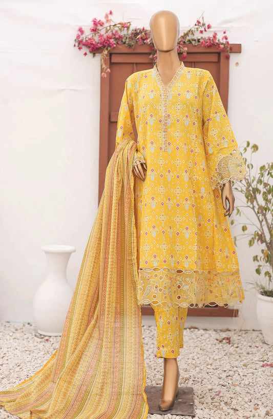 Bin Saeed Exclusive Frocks Embroidered Collection 2024 Vol 05 - Design 03