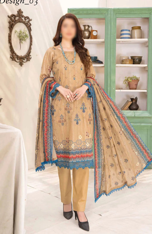 Andaaz Digital Printed and Embroidered Collection By Riaz Arts Chp 02 - DESIGN-03