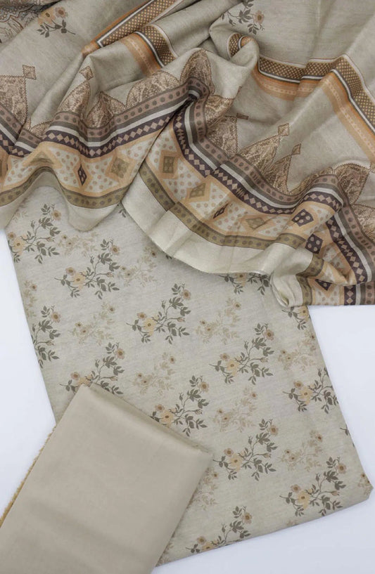 Pastels Vol-2 Mother's Printed Lawn Collection 2024 By Amna Khadija - Design 04