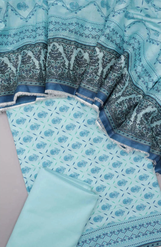 Bin Saeed Unstitched Printed Lawn Collection 2024 Vol 03 - Design 04