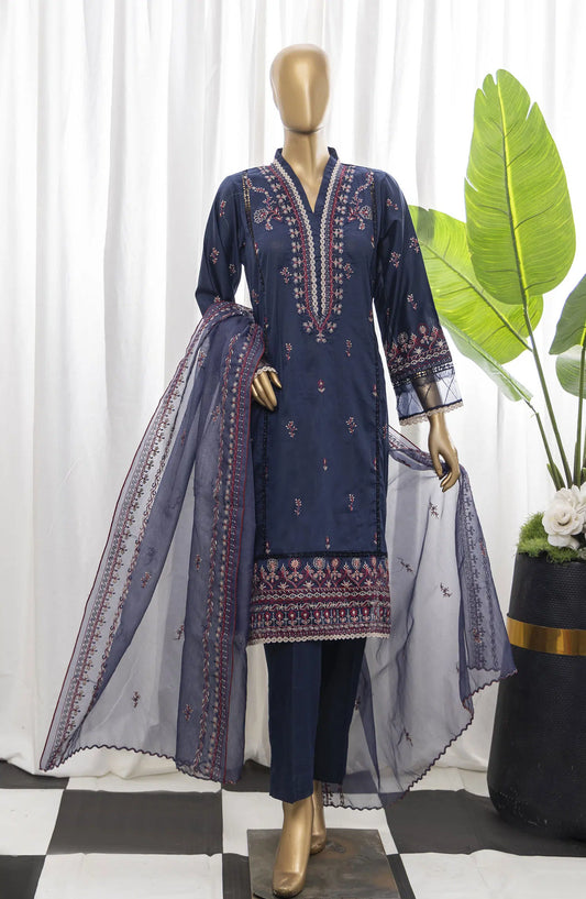 Naina Unstitch Luxury Embroidered Collection - Design 04