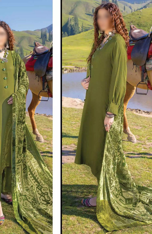 Virasat Exclusive Winter Collection By Riaz Arts - Design 04