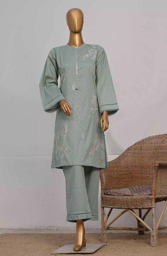 Sadabahar Embroidered Jacquard Co Ords Stylish 2 Pc Vol 05 - Design 04