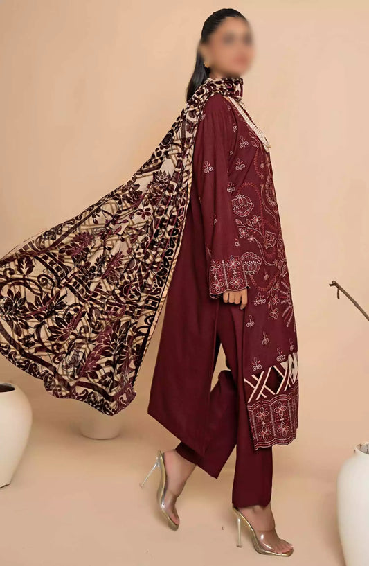 Queen Winter Palachi Shawl Luxurious Collection - Design 04