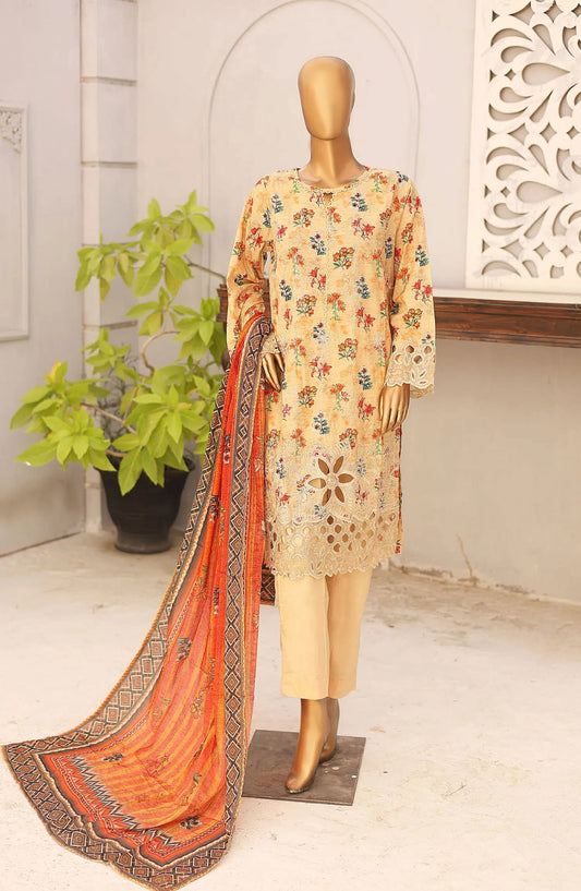 Bin Saeed Exclusive Lawnkari Collection 2024 Vol 05 - Design 04