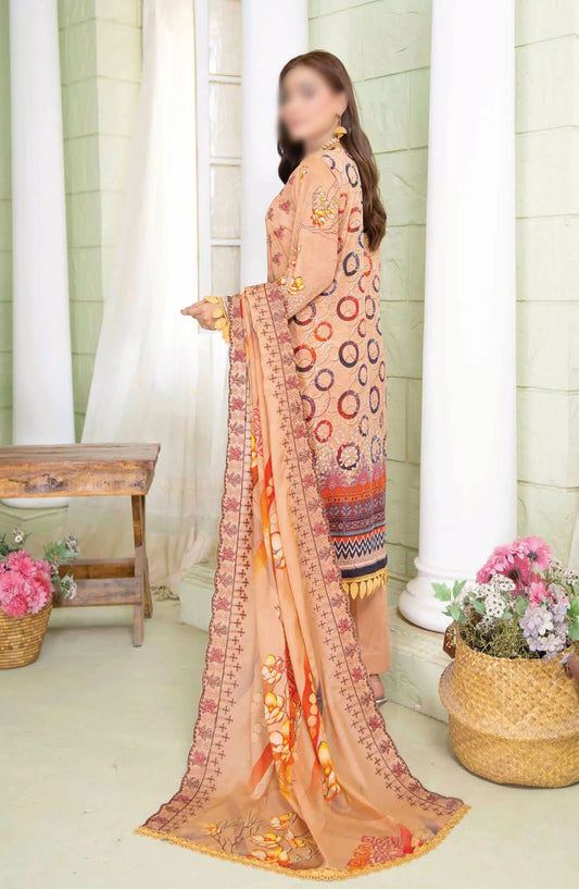 Reet Riwaj Digital Print and Embroidered Collection By Riaz Arts - Design-04