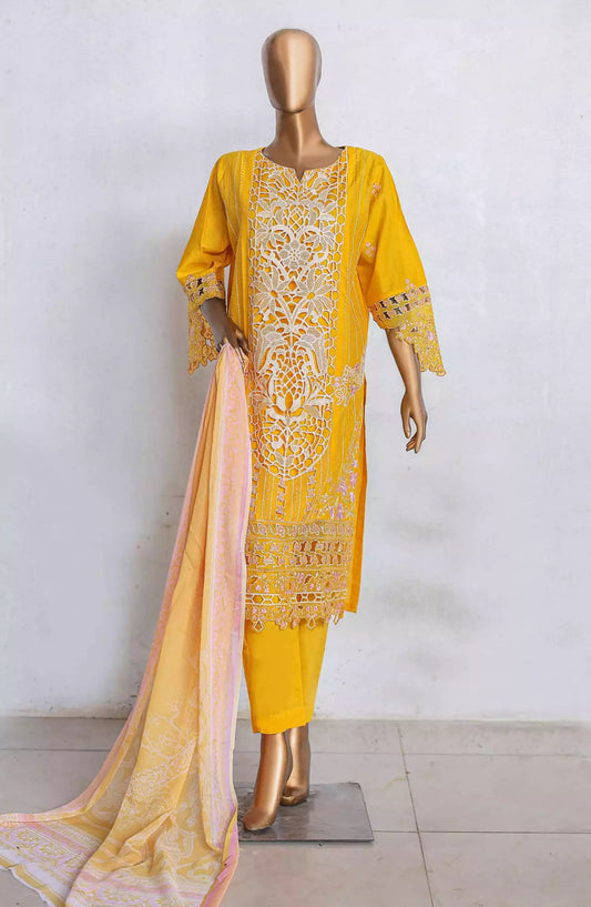 Bin Saeed Luxury Embroidered With Chiffon Dupatta Vol 03 - Design 04