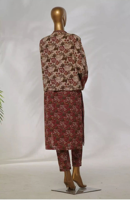 Bin Saeed Khaddar Printed Fusion Collection - Design 04