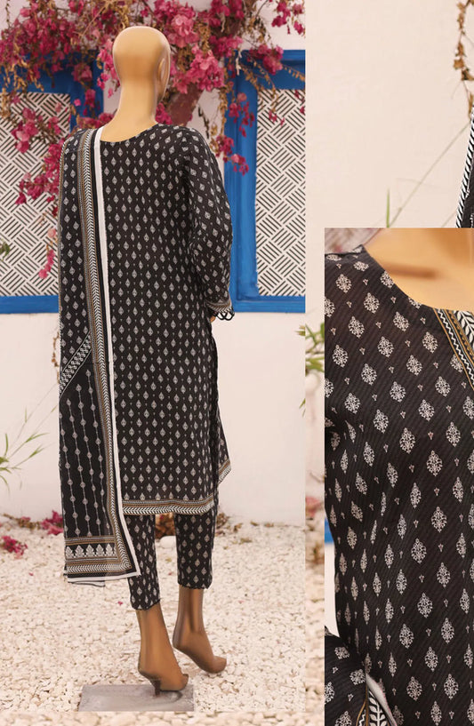 MTF Black Obsession Digital Printed Lawn Collection 2024 - DESIGN-04