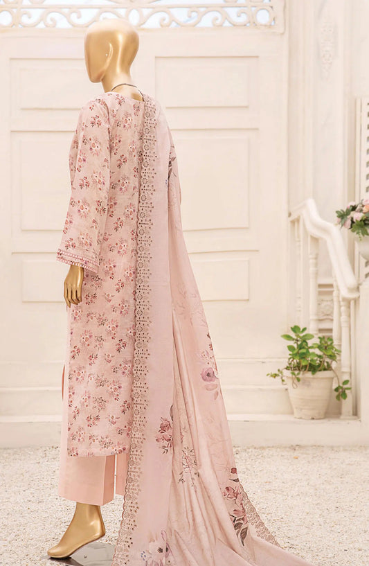 Tarzz Printed Lawn Collection With Emb Voile Dupatta Vol.1 - Design 04