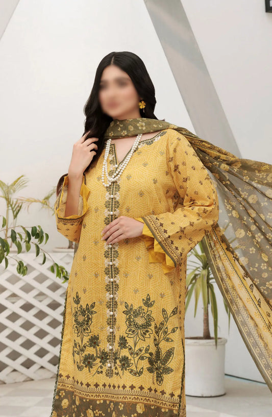 Noor E Hani Printed and Embroidered Lawn Collection Vol 43 - Design 04