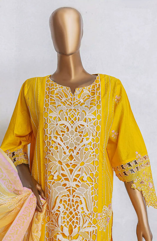 Bin Saeed Luxury Embroidered With Chiffon Dupatta Vol 03 - Design 04