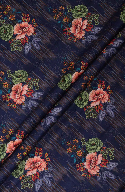 Classic Unstitched Cambric Printed Collection Vol 02 - Design 04