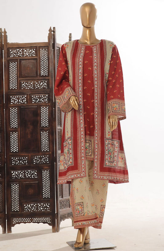 Bin Saeed Khaddar Printed Fusion Collection VOl 02 - Design 04