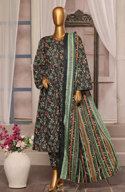 BIN SAEED Exclusive Printed Khaddar 3PC Collection Vol 01 - BS-EPK-Design 04