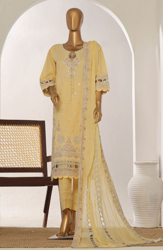 Luxe Embroidered Unstitched Collection - Design 04
