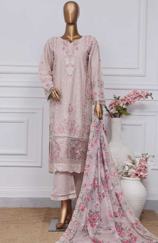 Sadabahar Embroidered Rod cotton Stitched 3 Piece - D-04 - SDB25LP - Purple - Festive Collection