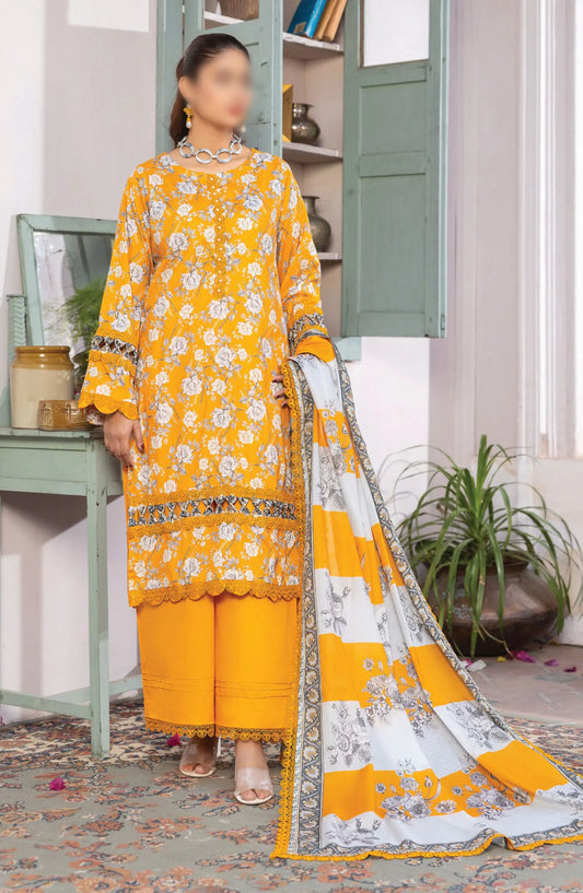 Rang E Noor Digital Printed Dobby Lawn Collection - Design-04
