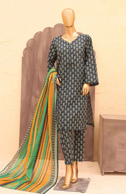 Bin Saeed Printed Lawn Collection 2024 Vol 13 - Design 04
