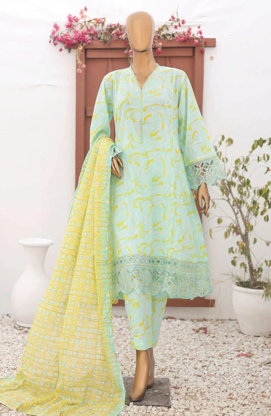 Bin Saeed Exclusive Frocks Embroidered Collection 2024 Vol 05 - Design 04