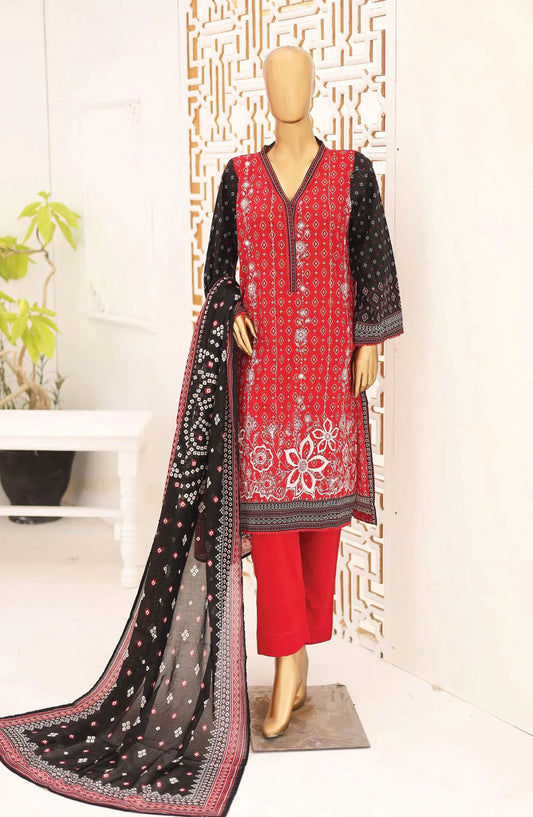 Bin Saeed  Exclusive Embroidered 3 PC Collection 2024 - Design 04