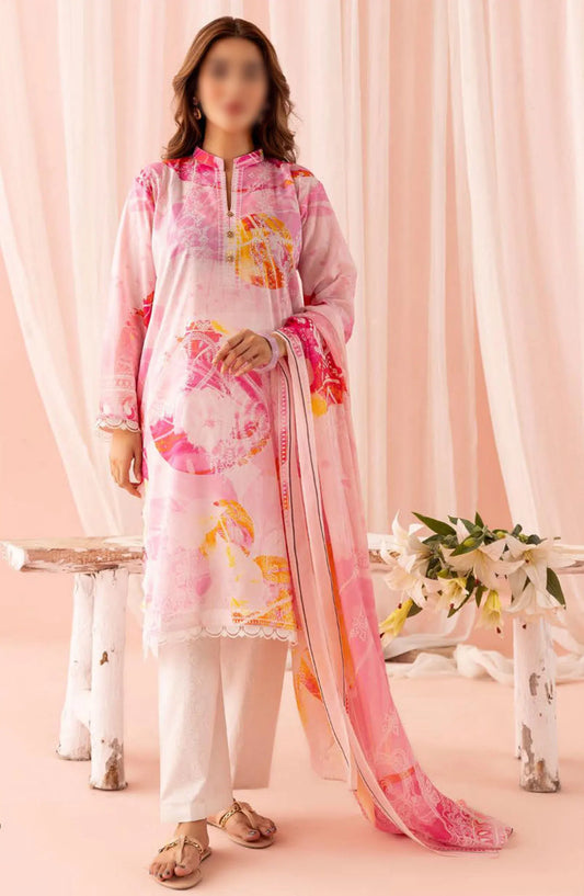 Zarkis Printed Lawn Collection By Riaz Arts - DESIGN-04