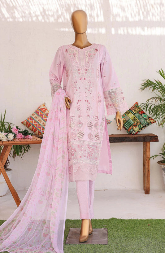 Bin Saeed Luxury Embroidered With Chiffon Dupatta Vol-2 - Design 04