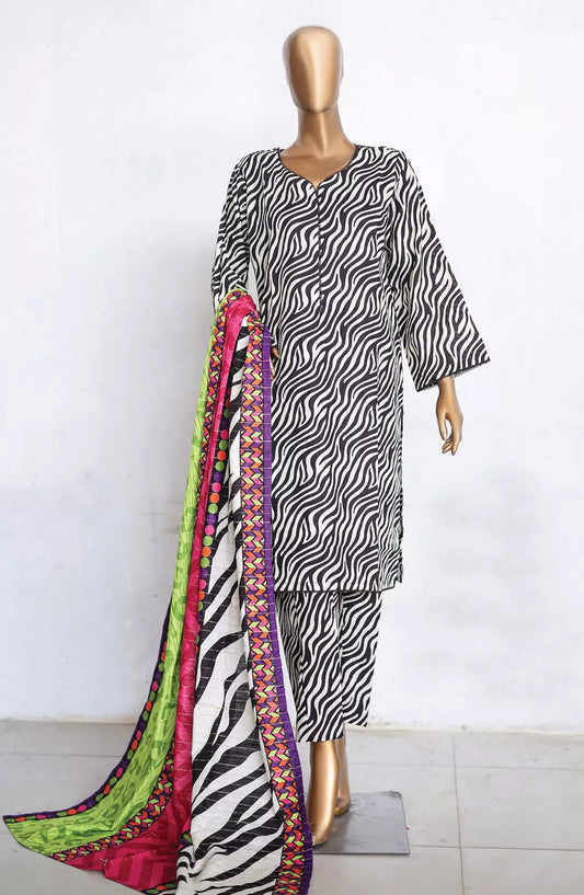 Bin Saeed Khaddar Winter Collection 2024 - Design 04