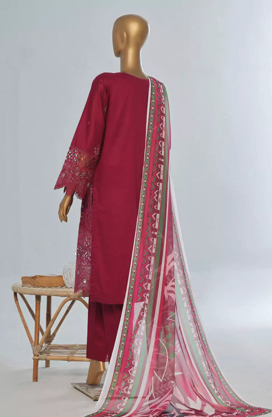 Bin Saeed Luxury RTW Cotton Embroidered Collection 2024 Vol 04 - Design 04