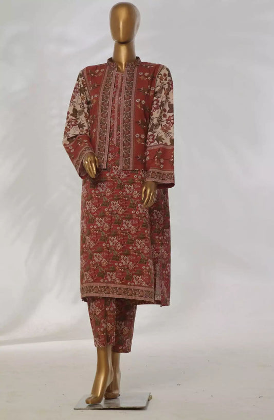 Bin Saeed Khaddar Printed Fusion Collection - Design 04