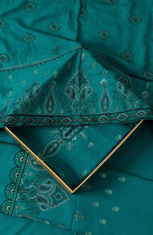 Gul E Mina Embroidered Leather Peach Collection - GME-DESIGN-04