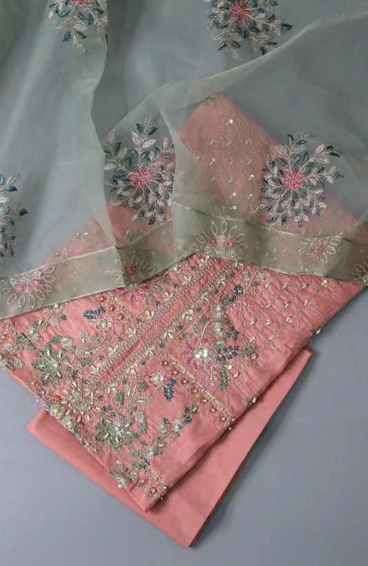Cotton Bloom Unstitch Embroidered Collection - CBUE-DESIGN-04