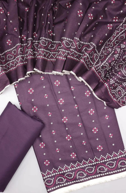 Bin Saeed Unstitched Printed Lawn Collection 2024 Vol 05 - Design 05