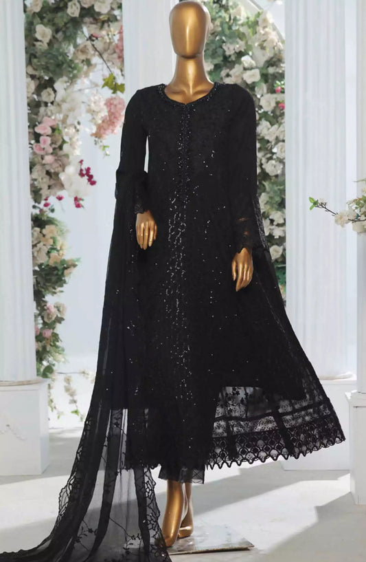 Bin Saeed Luxury Organza Frock 3Pc RTW Collection Vol 02 - Design 05