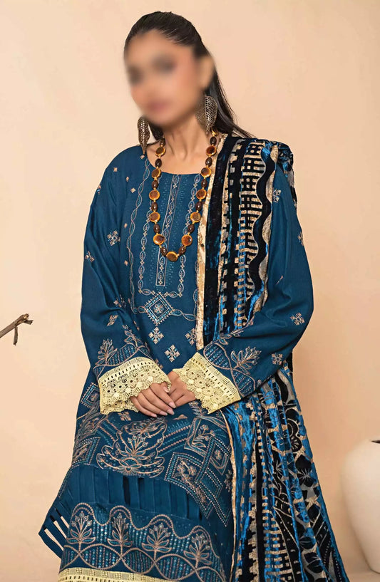 Queen Winter Palachi Shawl Luxurious Collection - Design 05