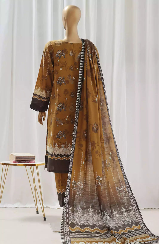 Sadabahar Khaddar Stitched Printed Collection 2024 Vol 02 - Design 05