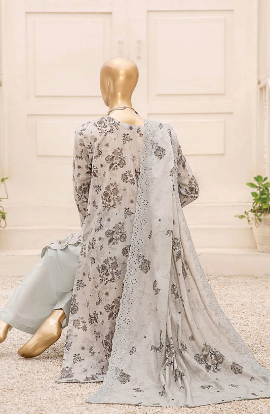 Tarzz Printed Lawn Collection With Emb Voile Dupatta Vol.1 - Design 05