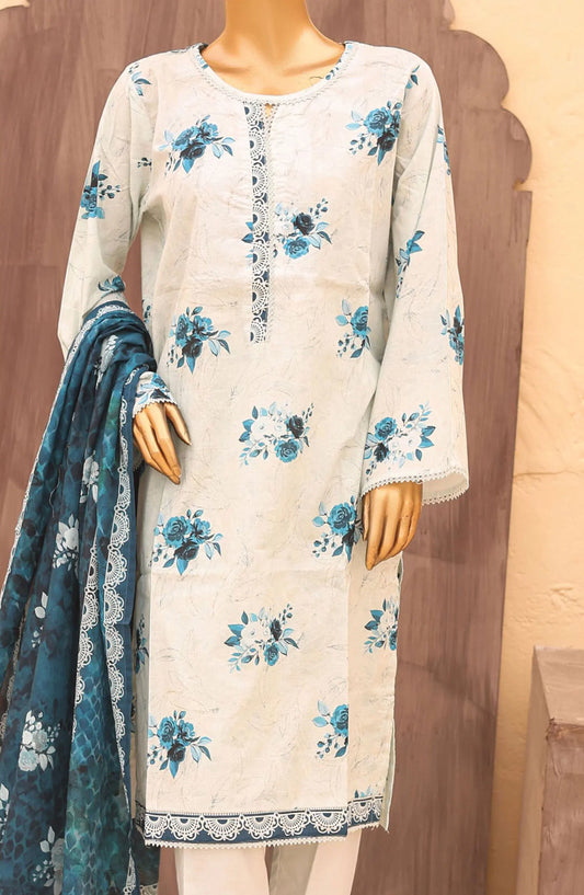 Bin Saeed Printed Lawn Collection 2024 Vol 13 - Design 05