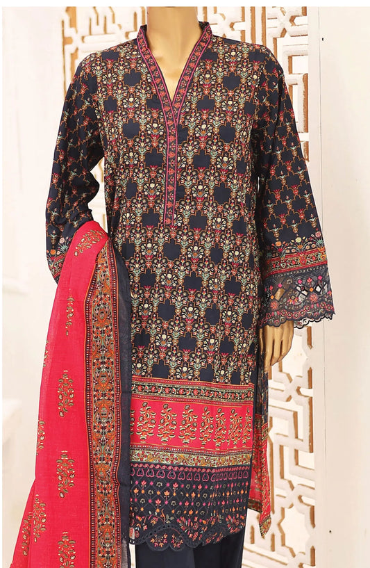 Bin Saeed  Exclusive Embroidered 3 PC Collection 2024 - Design 05