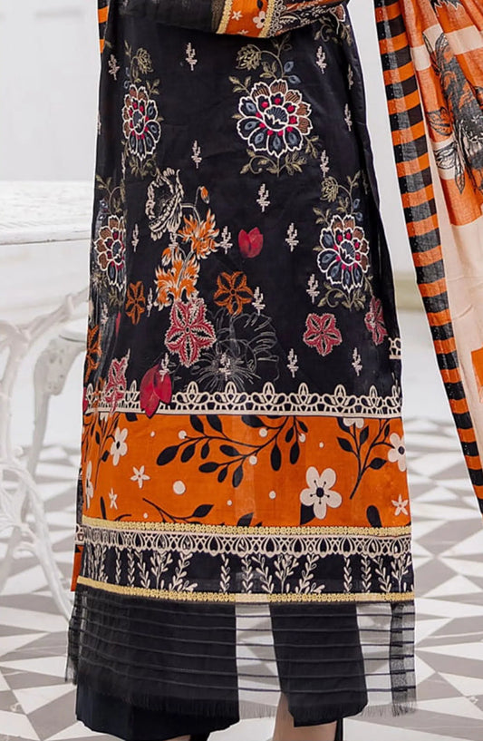 Heer Lawn Digital Print and Embroidered Vol 03 Collection - Design 05