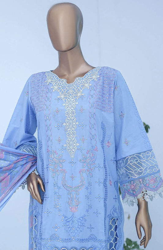 Bin Saeed Luxury Embroidered With Chiffon Dupatta - Design 05