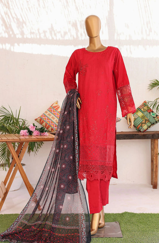 Bin Saeed Luxury Embroidered With Chiffon Dupatta Vol-2 - Design 05