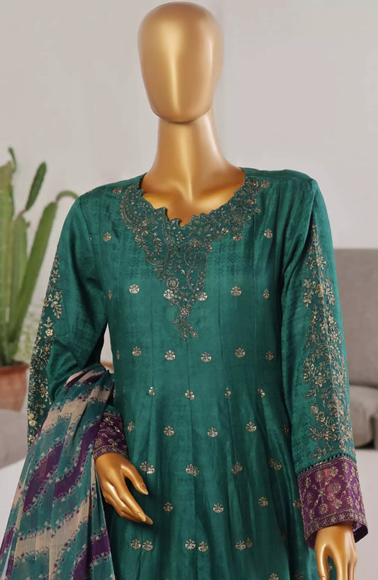 Bin Saeed Embroidered Frocks Jacquard Festive Collection Vol 01 - DESIGN-05