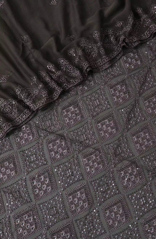 Crinklezza Unstitched Exclusive Chiffon Collection Vol 04 by Amna Khadija - Design 05