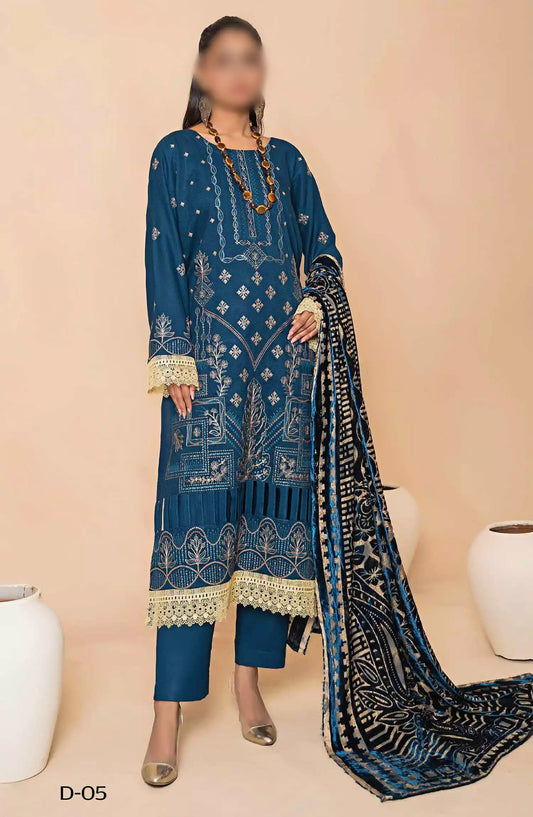 Queen Winter Palachi Shawl Luxurious Collection - Design 05