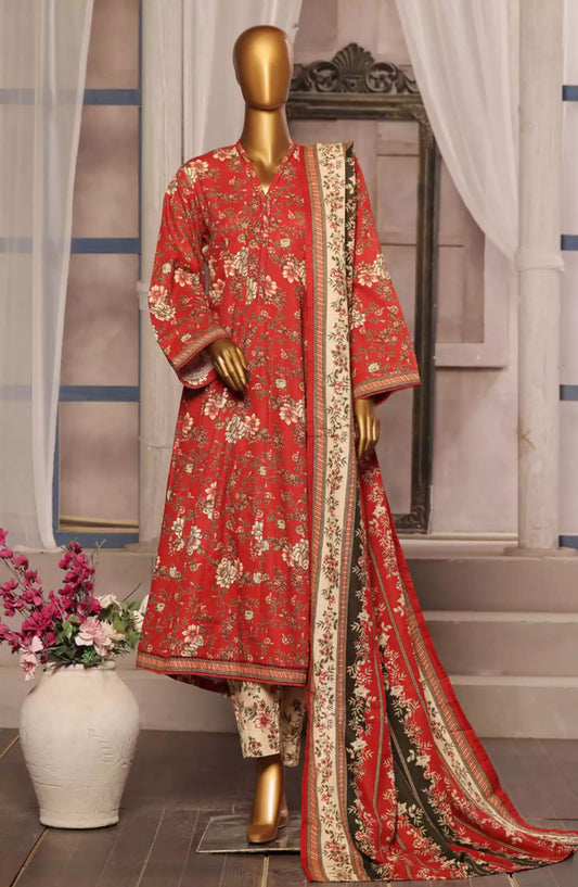 BIN SAEED Exclusive Printed Khaddar 3PC Collection Vol 01 - BS-EPK-Design 05